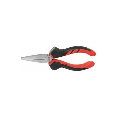Holex 160 mm Long Flat-Nosed Pliers, with Coated Grips 711095 160